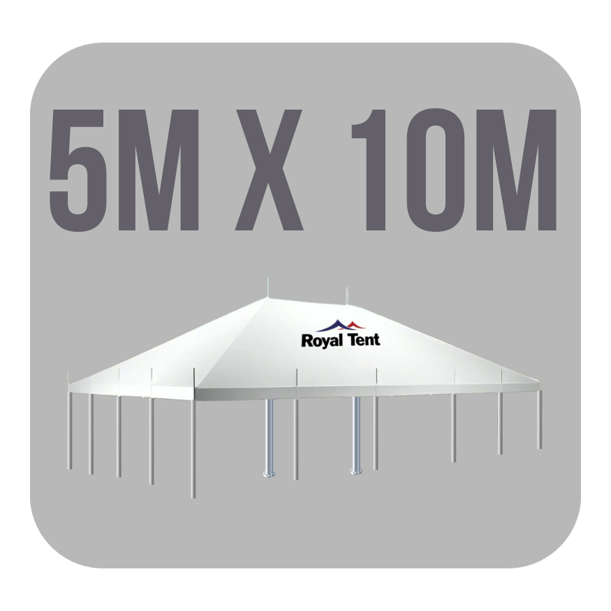 5m x 10m Peg and Pole Tents For Sale. From